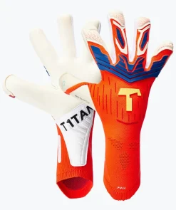 T1TAN Alien Gravity Red Junior Pro 2.0-Kinderen Keepershandschoenen Voor Kinderen|Alien Collectie