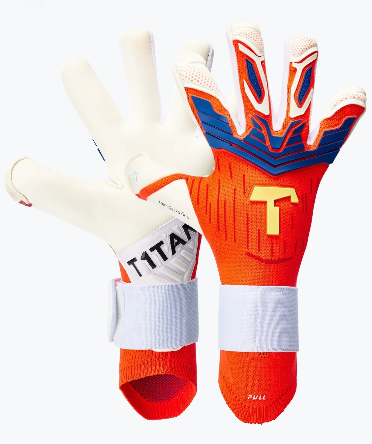 T1TAN Alien Gravity Red Junior Pro 2.0-Kinderen Keepershandschoenen Voor Kinderen|Alien Collectie