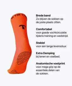 T1TAN Grip Socks - oranje- Sokken