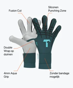 T1TAN Petrol Beast Junior Pro 3.0-Kinderen Keepershandschoenen Voor Kinderen|Beast Collectie