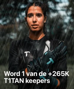 T1TAN Petrol Beast Junior Pro 3.0-Kinderen Keepershandschoenen Voor Kinderen|Beast Collectie