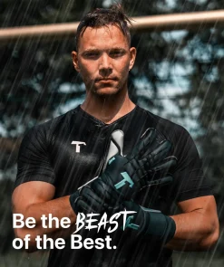 T1TAN Petrol Beast Junior Pro 3.0-Kinderen Keepershandschoenen Voor Kinderen|Beast Collectie