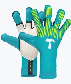 T1TAN Rebel 2.0 Sky Blue Junior Pro-Kinderen Keepershandschoenen Voor Kinderen|Rebel Collectie