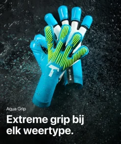 T1TAN Rebel 2.0 Sky Blue Junior Pro-Kinderen Keepershandschoenen Voor Kinderen|Rebel Collectie