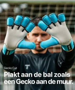 T1TAN Rebel 2.0 Sky Blue Junior Pro (FP)-Kinderen Met Fingersave|Keepershandschoenen Voor Kinderen