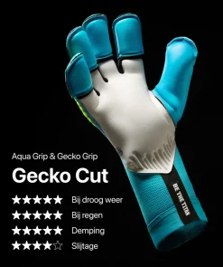 T1TAN Rebel 2.0 Sky Blue Junior Pro (FP)-Kinderen Met Fingersave|Keepershandschoenen Voor Kinderen