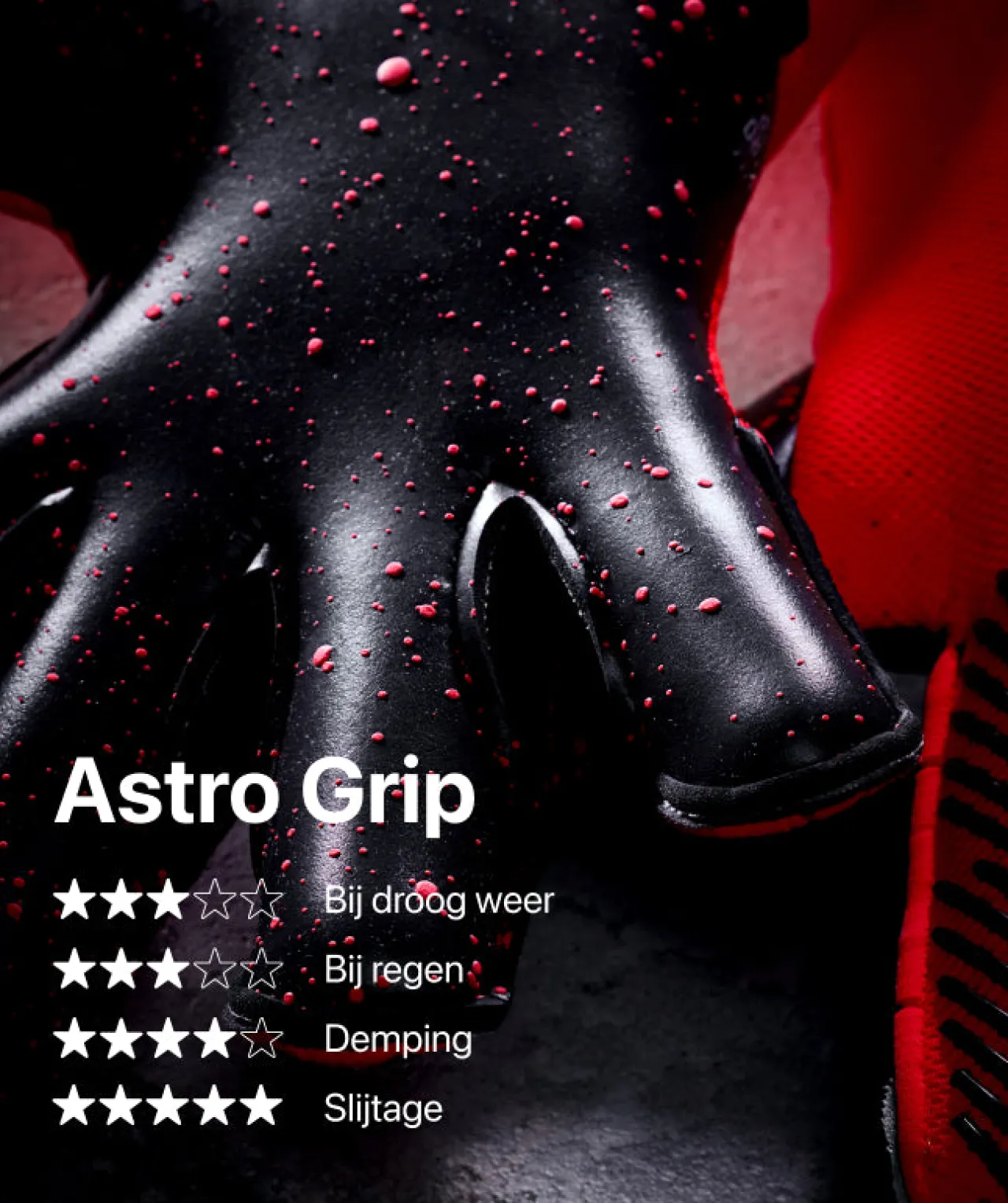 T1TAN Rebel 2.0 Solar Red- Rebel Collectie|Keepershandschoenen Voor Kinderen