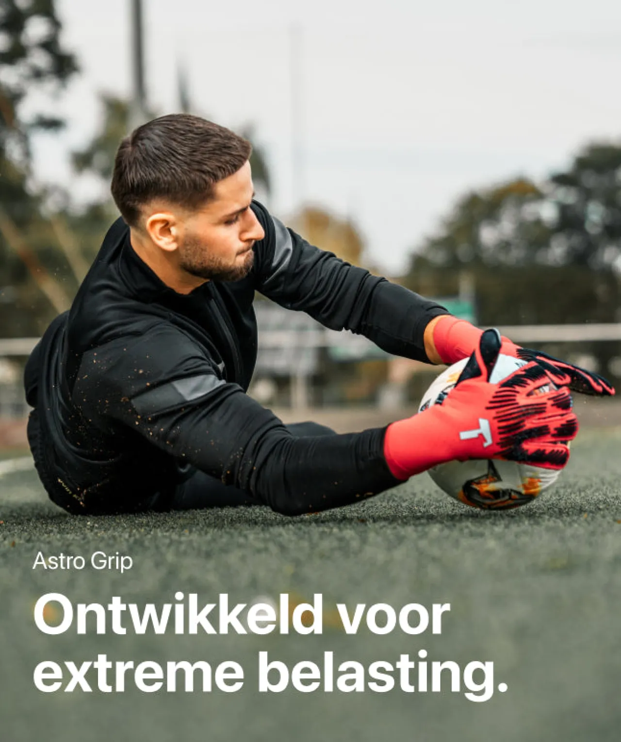 T1TAN Rebel 2.0 Solar Red- Rebel Collectie|Keepershandschoenen Voor Kinderen