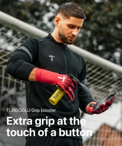 T1TAN Rebel 2.0 Solar Red Junior Pro (FP)-Kinderen Keepershandschoenen Voor Kinderen|Met Fingersave