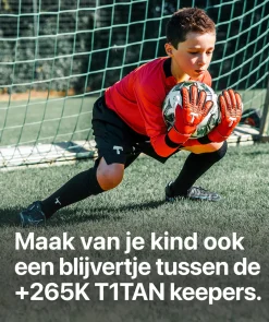 T1TAN Red Beast Junior 3.0-Kinderen Beast Collectie|Keepershandschoenen Voor Kinderen