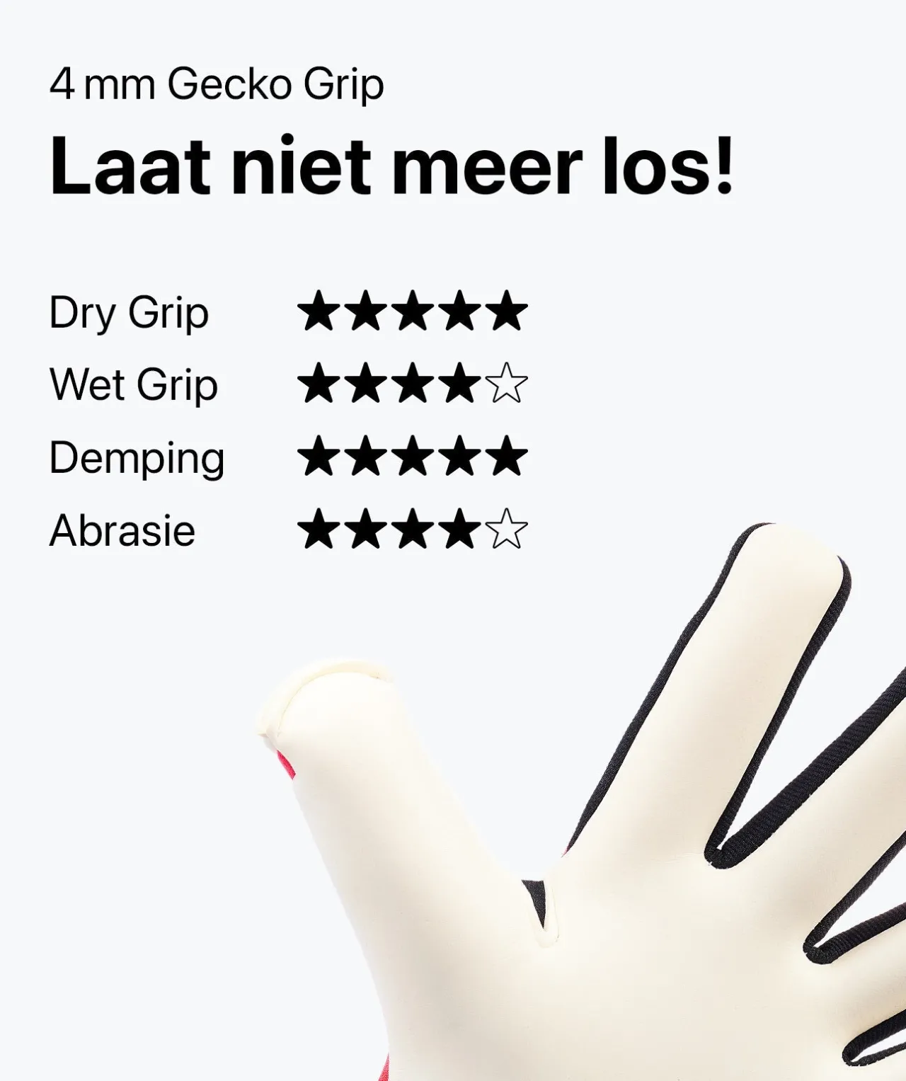 T1TAN Red Beast Junior Pro 3.0-Kinderen Keepershandschoenen Voor Kinderen|Beast Collectie