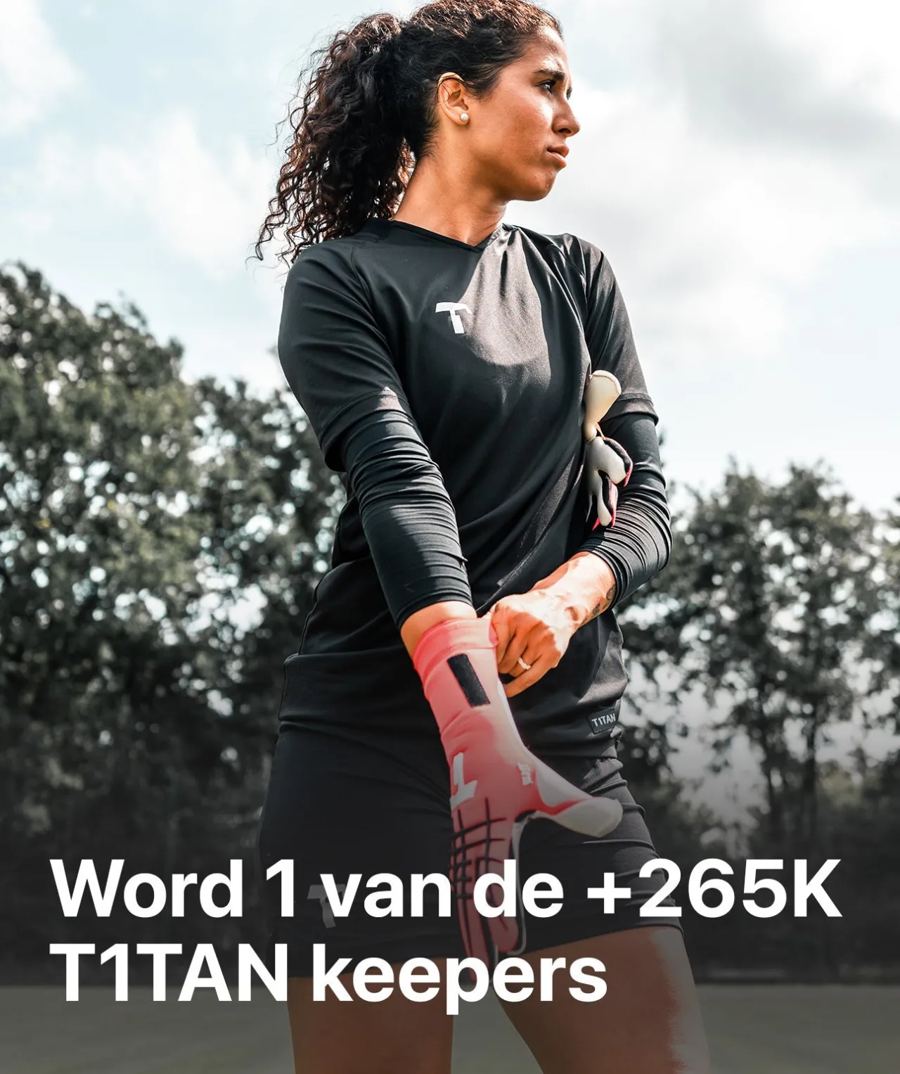 T1TAN Red Beast Junior Pro 3.0-Kinderen Keepershandschoenen Voor Kinderen|Beast Collectie