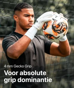 T1TAN White Beast Junior Pro 3.0 (FP)-Kinderen Met Fingersave|Keepershandschoenen Voor Kinderen